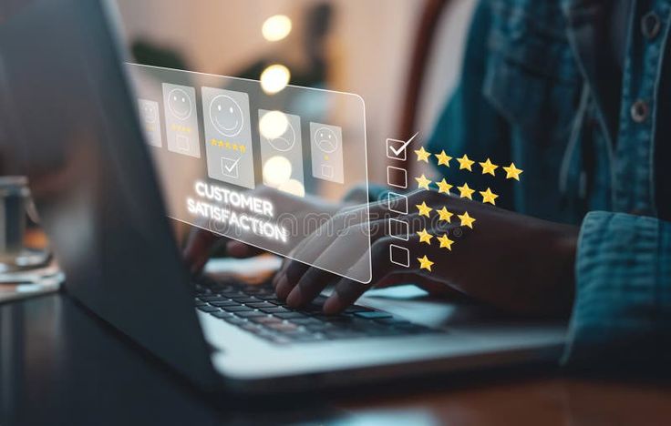 Customer service representative assisting a client