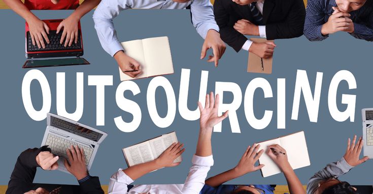 Call center team representing offshore outsourcing operations