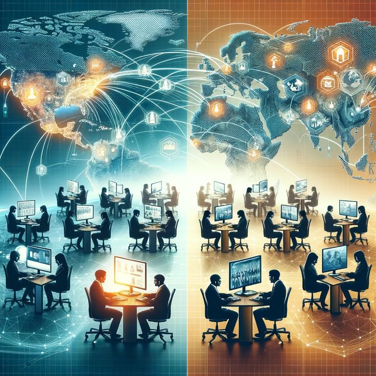 Offshoring vs outsourcing comparison char