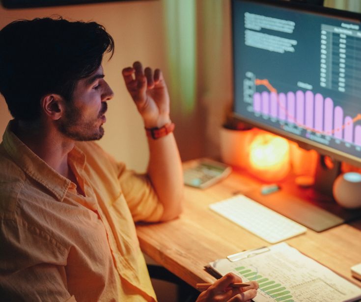 Philippine accountants working in a modern outsourcing office