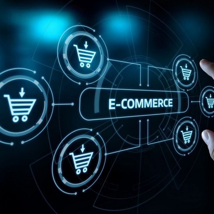 E-commerce outsourcing team managing online orders and logistics